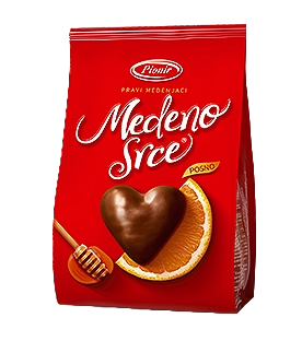 Medeno srce orange 150g Pionir